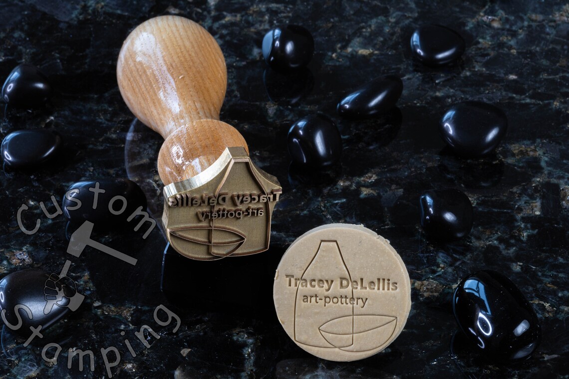 Custom Clay Stamp Custom Pottery Stamps Polymer Clay Stamps Etsy