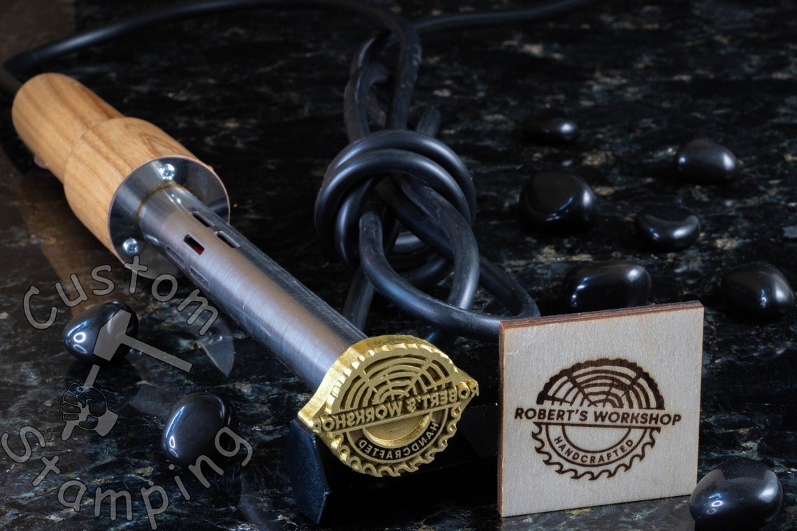 110V Custom Electric Branding Iron for Wood Burning Stamp Etsy