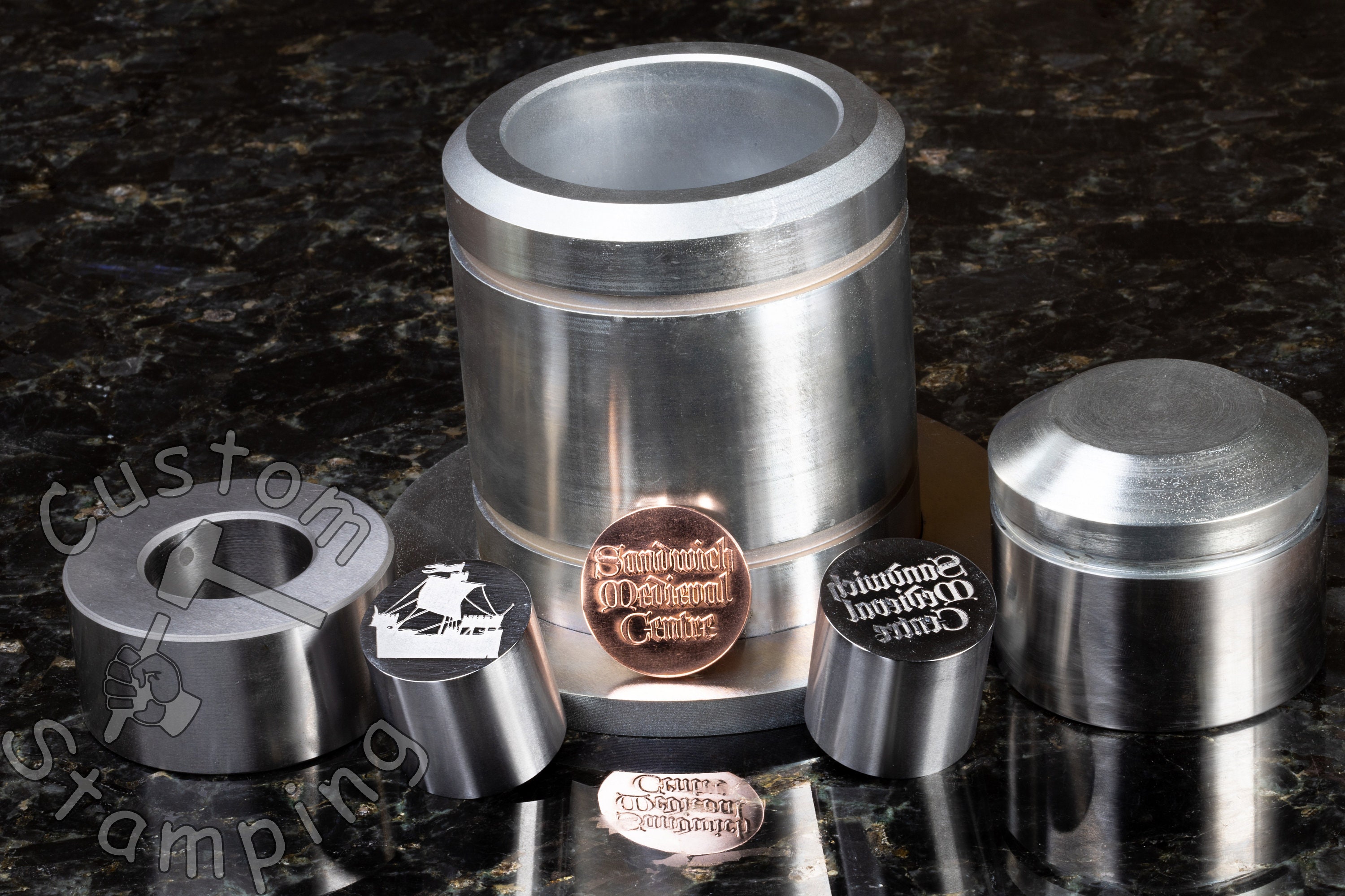 Custom Coining Tool Custom Coin Mint, Coinage, Coin Punch and Die Set ...