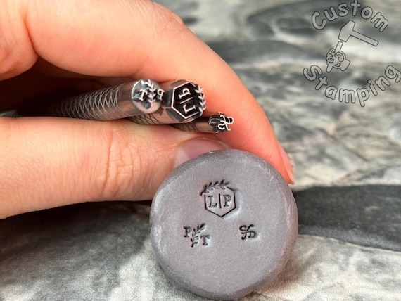 Custom Pottery Stamp for Ceramic artists Clay Signature Stamp for Clay Stamp for pottery Makers mark Custom Tiny Metal Stamp Gift For Potter
