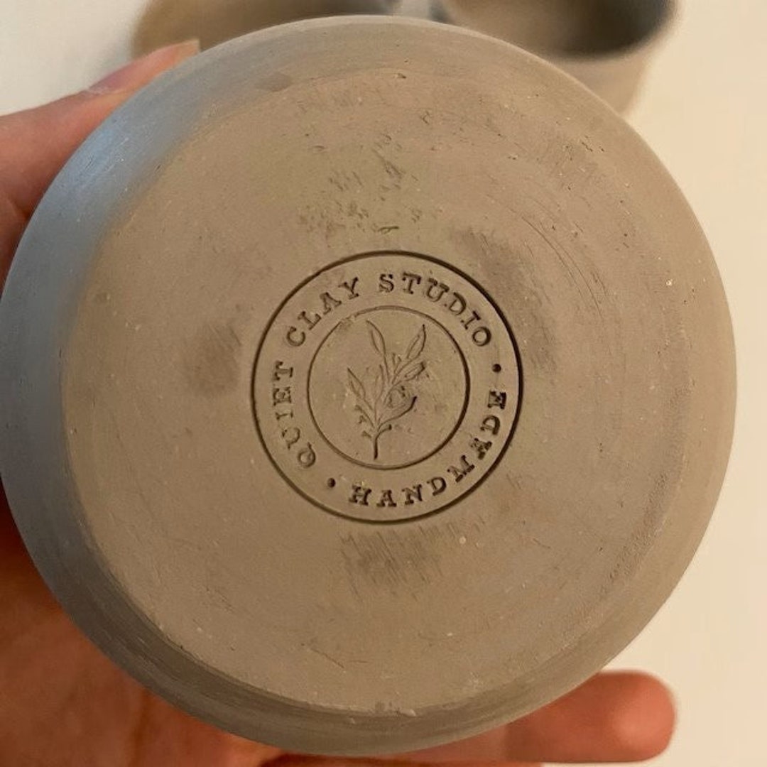 Pottery Stamp Custom Pottery Signature Stamp Wood Stamps for Clay