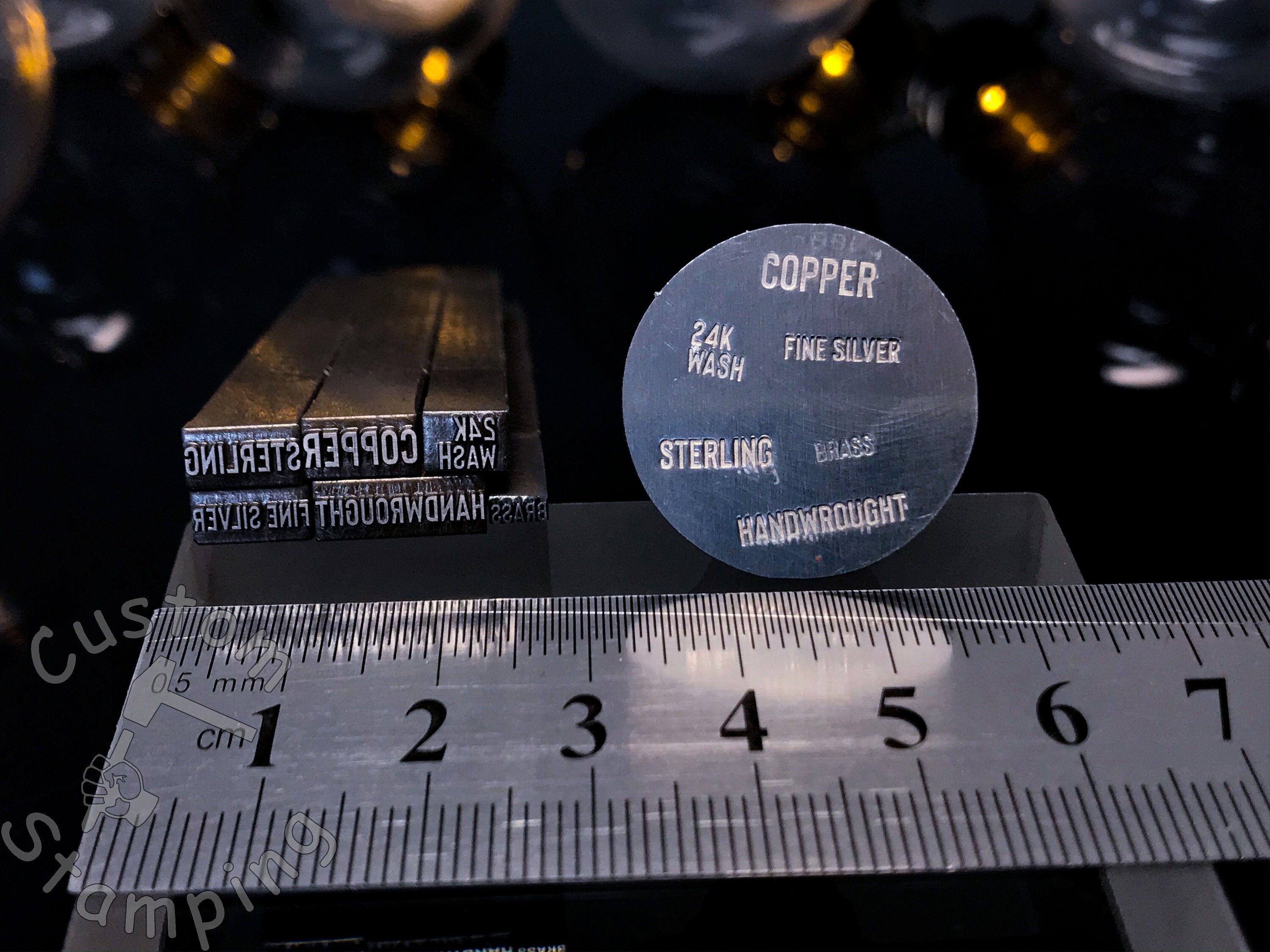 Metal Punch Jewelry Custom Metal Stamping Tool Custom Jewelry Etsy