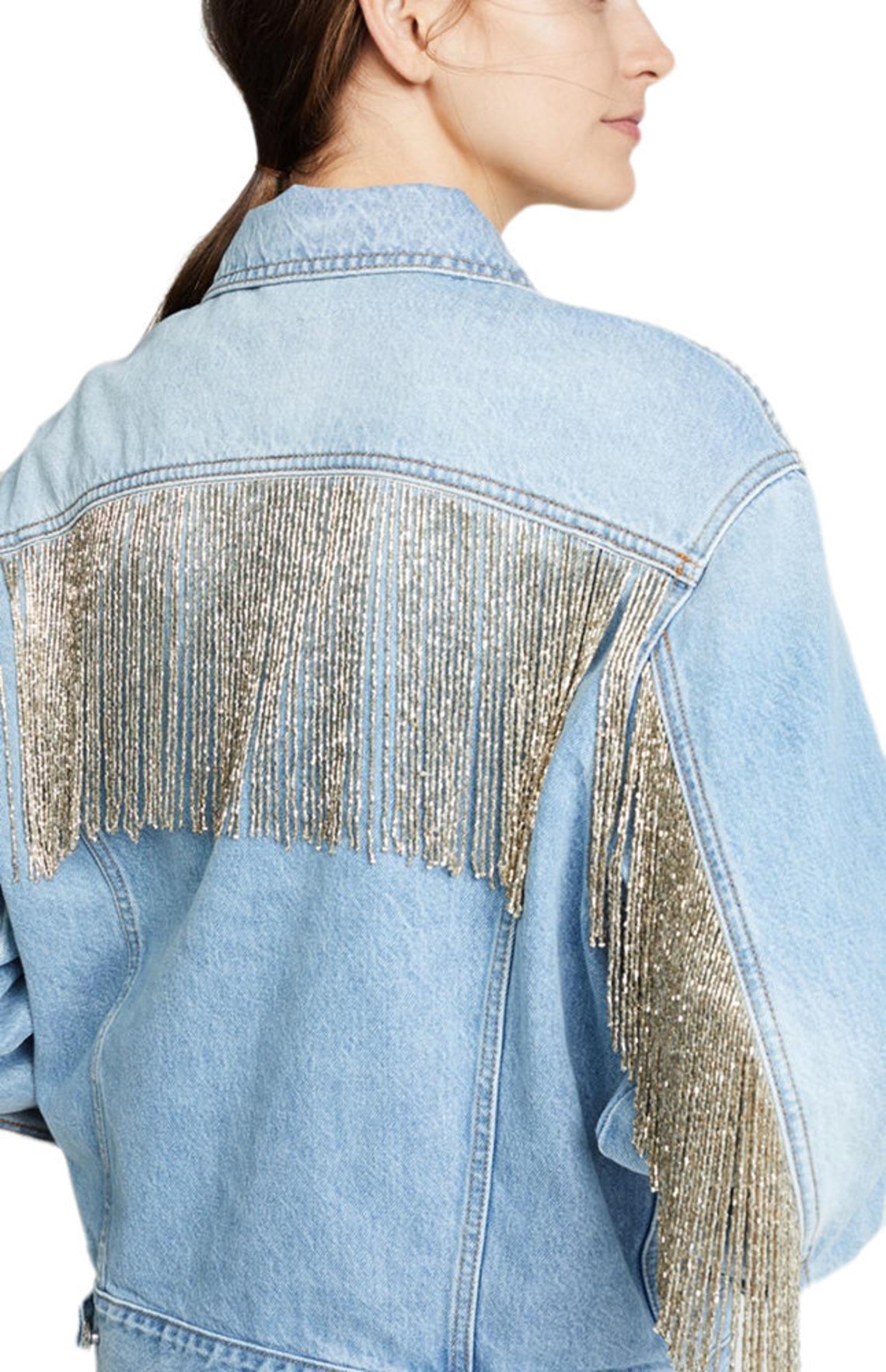 sparkly fringe jacket