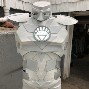 Green Lantern inspired costume chest and shoulder armor image 5