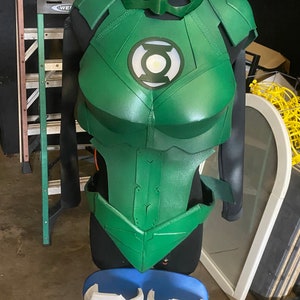 Green Lantern inspired costume chest and shoulder armor image 6