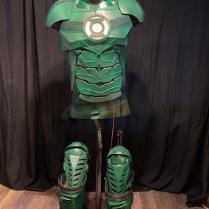 Green Lantern inspired costume chest and shoulder armor image 10