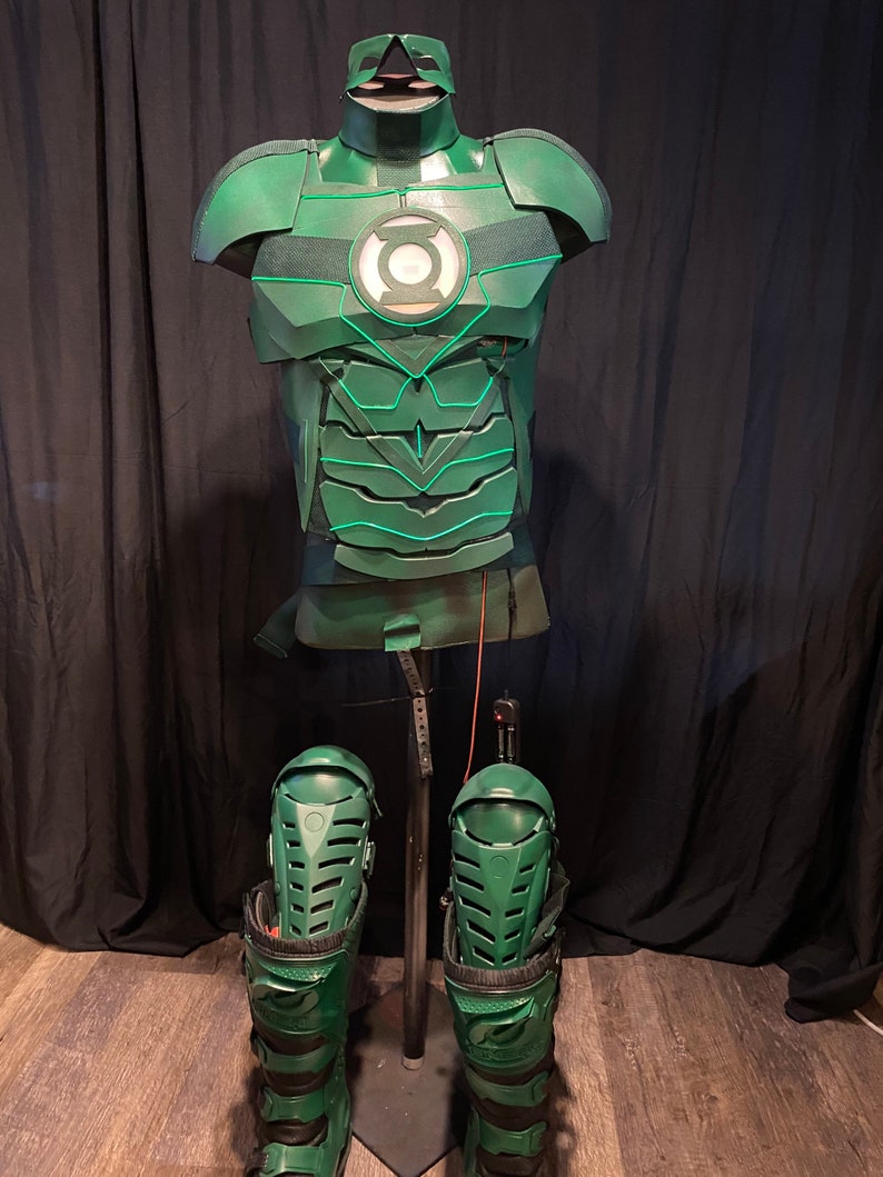 Green Lantern inspired costume chest and shoulder armor image 10