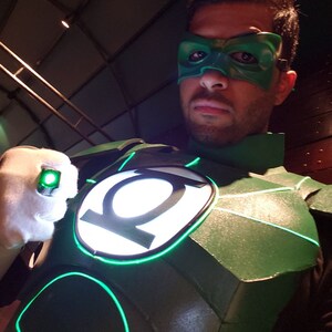Green Lantern inspired costume chest and shoulder armor image 9
