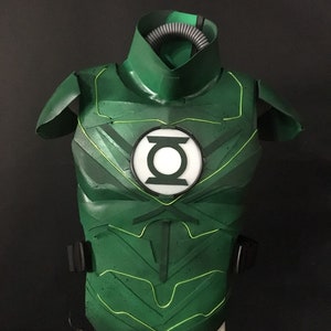 Green Lantern inspired costume chest and shoulder armor image 8