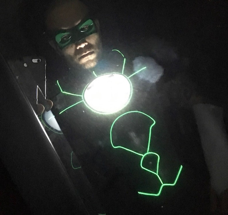 Green Lantern inspired costume chest and shoulder armor image 7