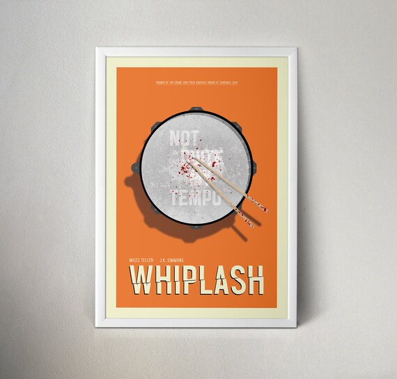 Whiplash Movie Poster Film Poster Minimalist Movie Poster Etsy