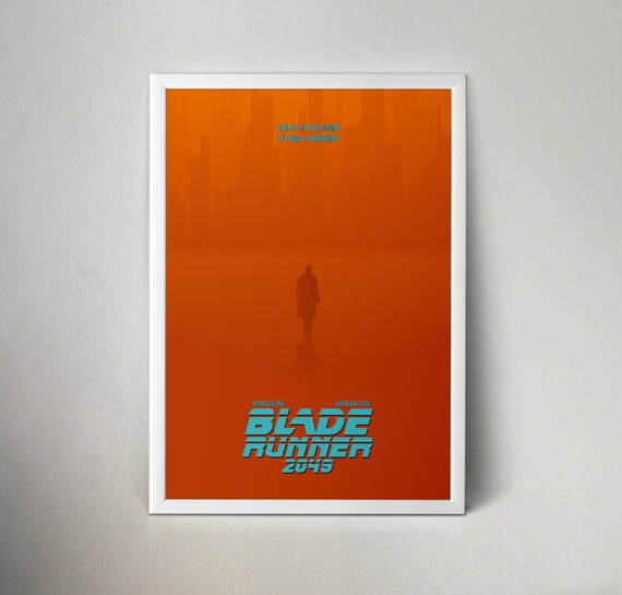 Blade Runner 49 Movie Poster Film Poster Minimalist Etsy