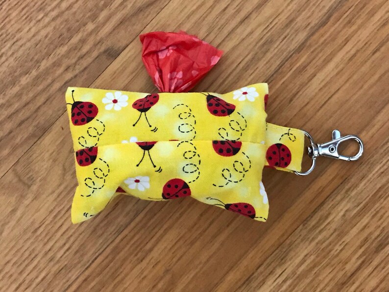 Poop Bag Holder for Leash Ladybug Poop Bag Holder Poop Bag Holder Waste Bag Dispenser Poop Bag Dispenser