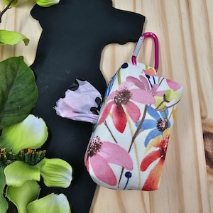 Coneflower Poop Bag Holder, Dog Poop Bag Holder, Diaper Bag Essential, Poop Bag Dispenser