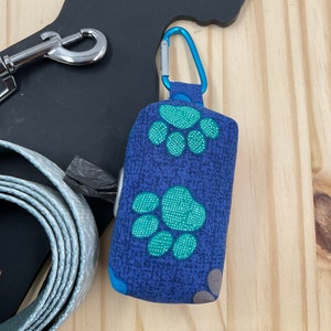 Paw Print Poop Bag Holder, Poop Bag Dispenser