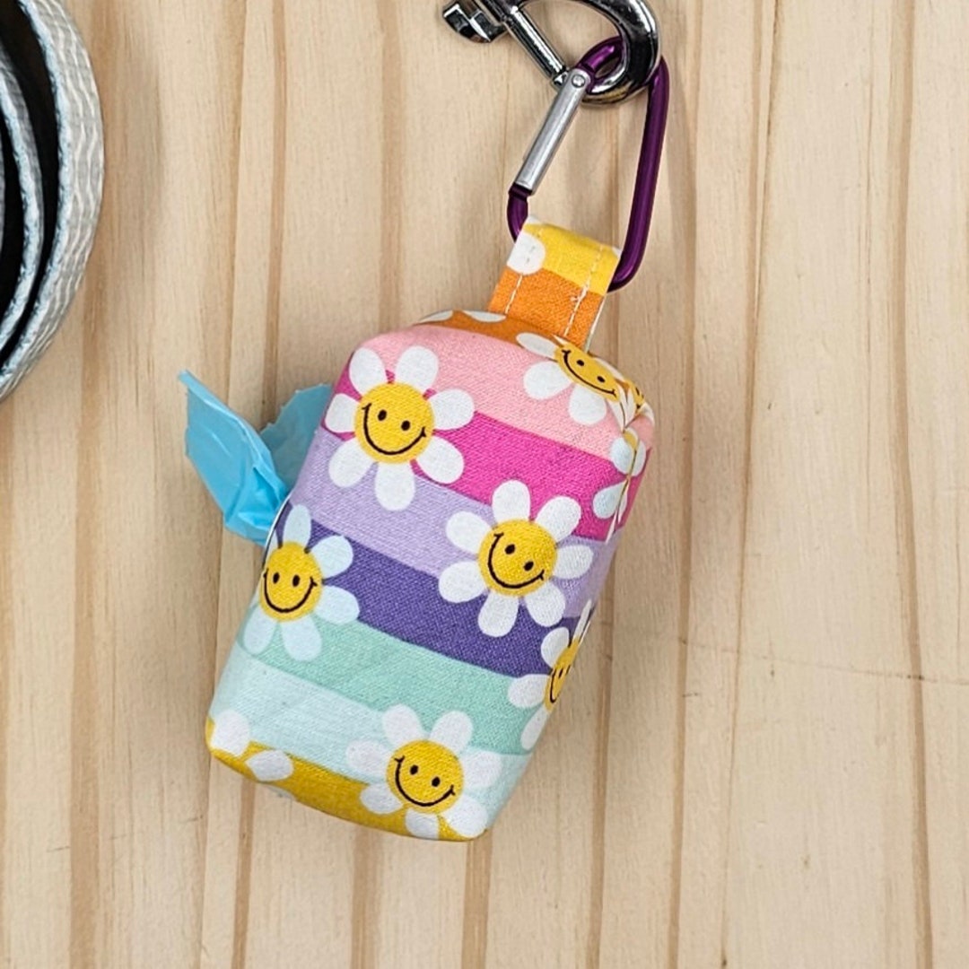 Daisy Poop Bag Holder, Dog Poop Bag Holder, Diaper Bag Essential, Poop ...