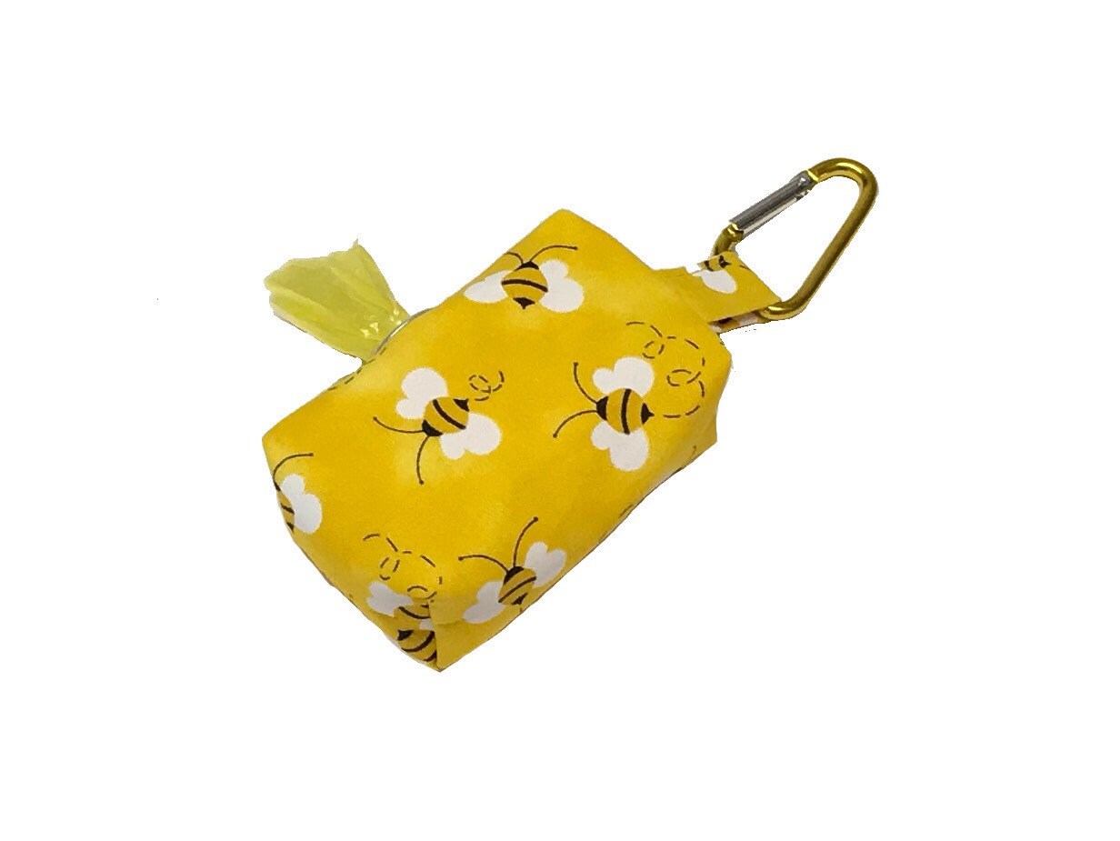 Bee Poop Bag Holder, Diaper Bag Essential, Poop Bag Dispenser