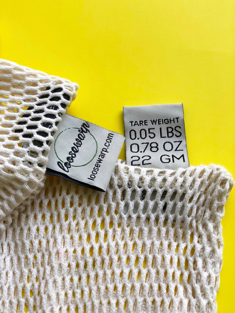 cotton mesh reusable produce bags