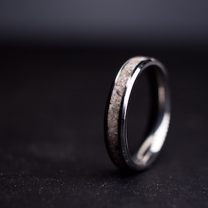 Memorial Ring -Visible Ash- Ash Only- Cremains- Memory ring, Keepsake made with Cremation Ash- Waterproof