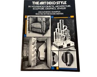 Vintage Paperback The Art Deco Style Art History Architecture Sculputre Graphics Jewelry