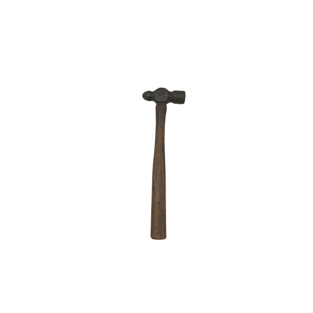 Vintage Fairmount USA Ball Peen Hammer. Wooden Handle Lots of Etsy