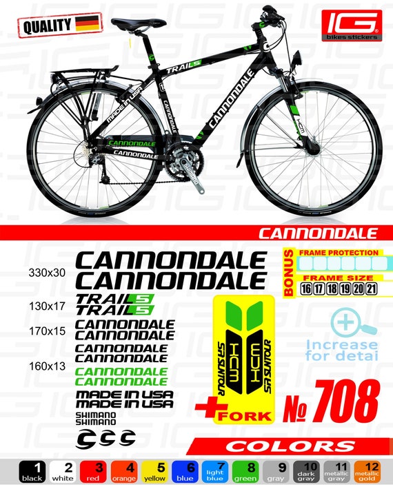 cannondale decals vintage