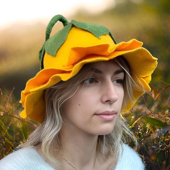 Cappelli Cappello Sauna Amazon Feltro Cappello Giallo Lana