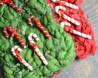 Accesorio para fotos de recién nacidos de Navidad, juguete y manta de fieltro de caramelo para recién nacidos, capa de lana merino, accesorios para fotos de estudio de bebés,
