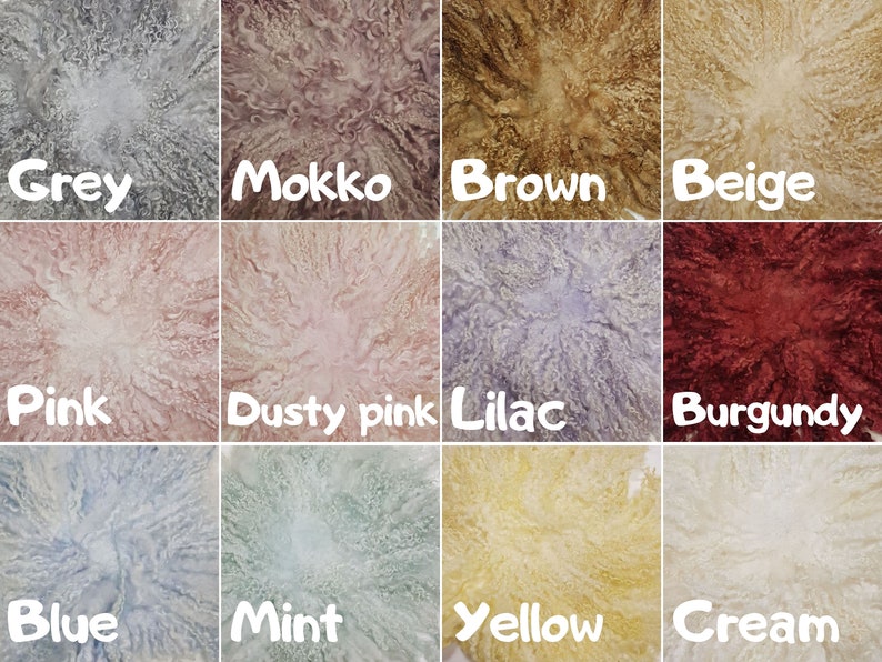 Puede incluir: Una carta de colores con 12 colores de pintura diferentes. Los colores son: Gris, Mokko, Marr&oacute;n, Beige, Rosa, Rosa polvoriento, Lila, Borgo&ntilde;a, Azul, Menta, Amarillo y Crema.
