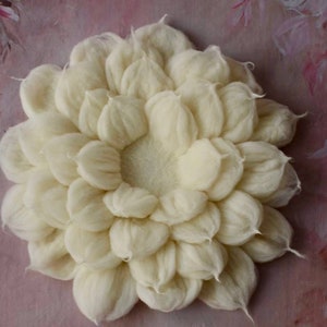 Blumen Neugeborenen Fotografie Requisiten, Blumen Wollfilz Teppich, Baby Blumen Foto Requisiten