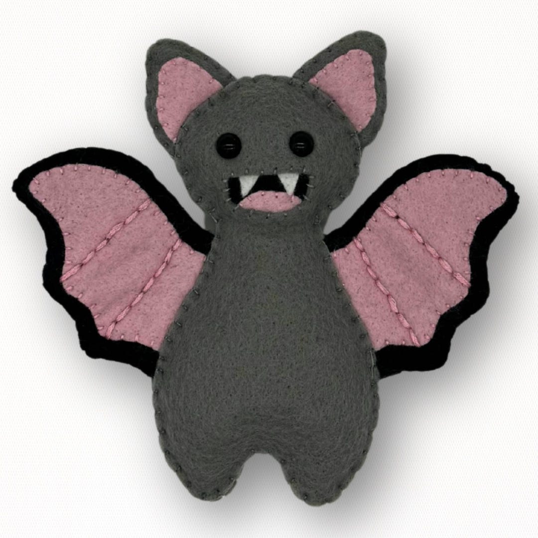 Felt Bat Sewing Pattern: DIY Halloween Ornament (PDF Pattern) - Etsy
