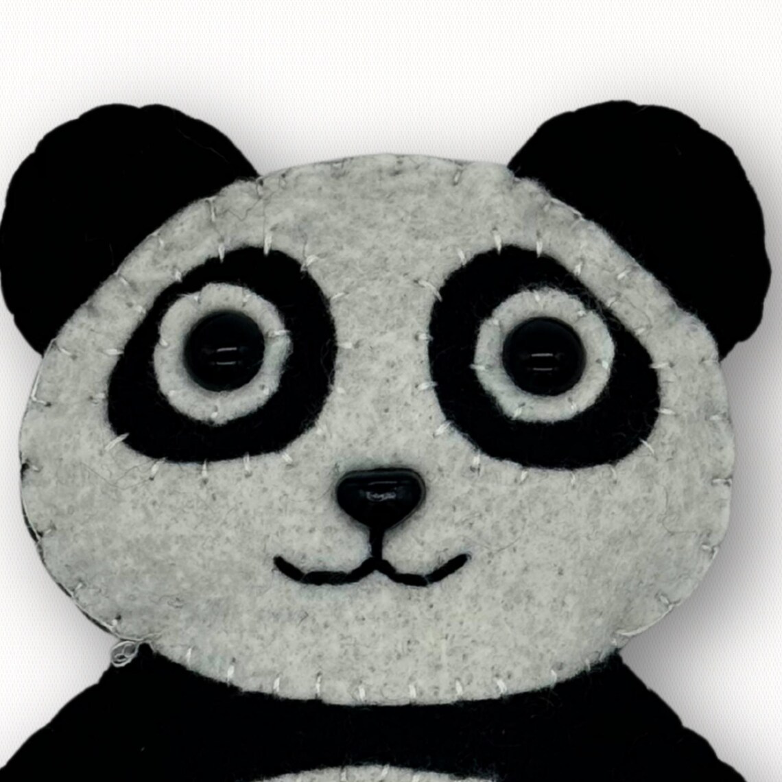 Panda Sewing Pattern: Felt Animal Ornament, Mobile Doll (PDF Pattern ...