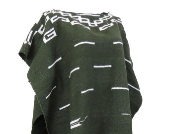 western poncho hoodie