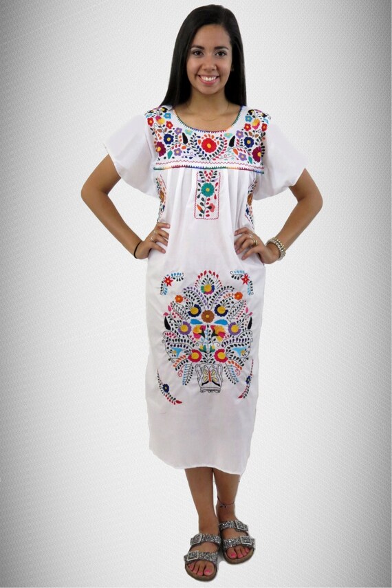 White puebla dress sales