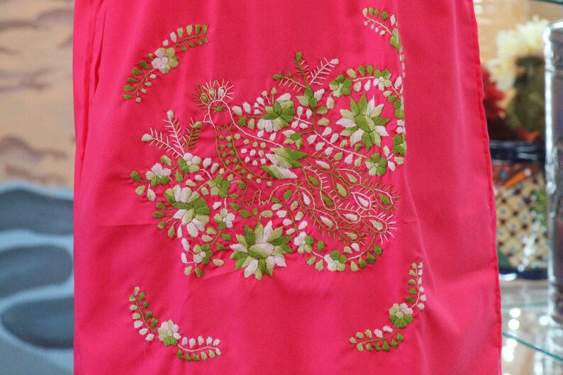 Hot Pink-Greens Puebla Dress OAK