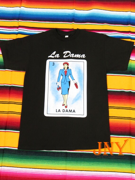 La Dama Lustige Mexikanische Bingo Loteria T Shirt Etsy