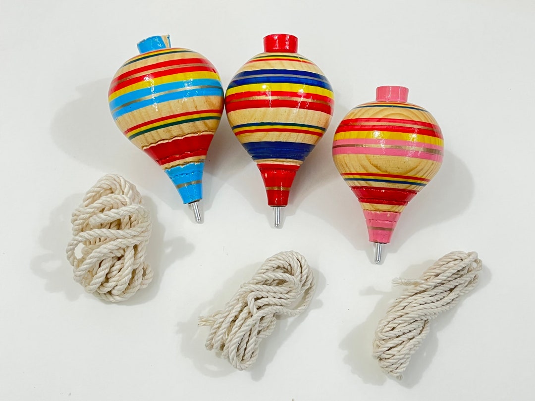 3 Pack Mexican Trompo Spinning Top Etsy