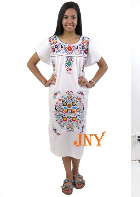 white puebla dress