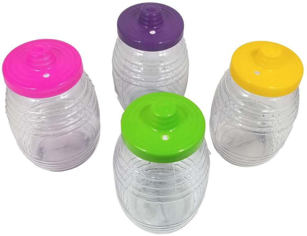 20-pack Vitrolero Plastic Barrels with straw lid 33.8 fl oz LA TIENDITA  ESSENTIALS