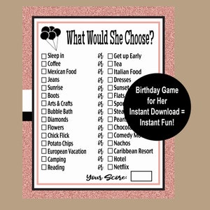 Who Knows The Birthday Girl Best Game 40th Birthday Trivia Game 35th 30th Games For Woman Games For Her 21st 25th Instant Download Party Favors Games Paper Party Supplies Silviabugner Com