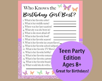 birthday game etsy