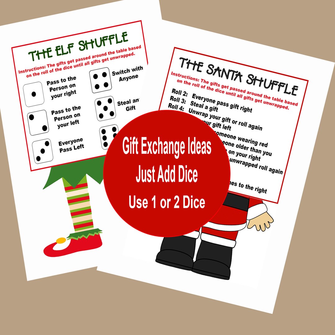 Switch Steal Unwrap Gift Exchange Dice Game - Play Party Plan