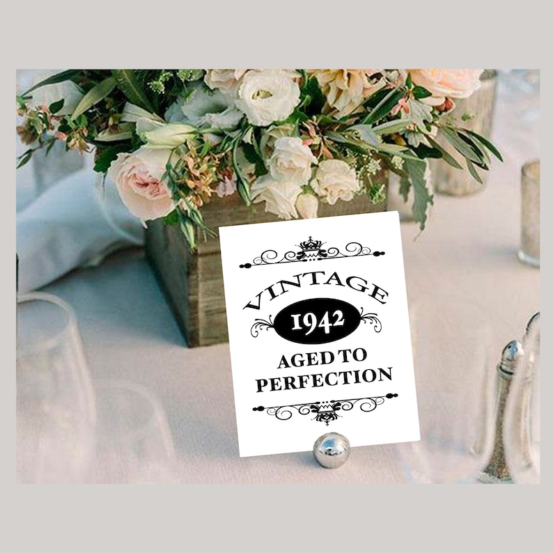 80th Birthday Party Decorations 80th Birthday Party Table Etsy