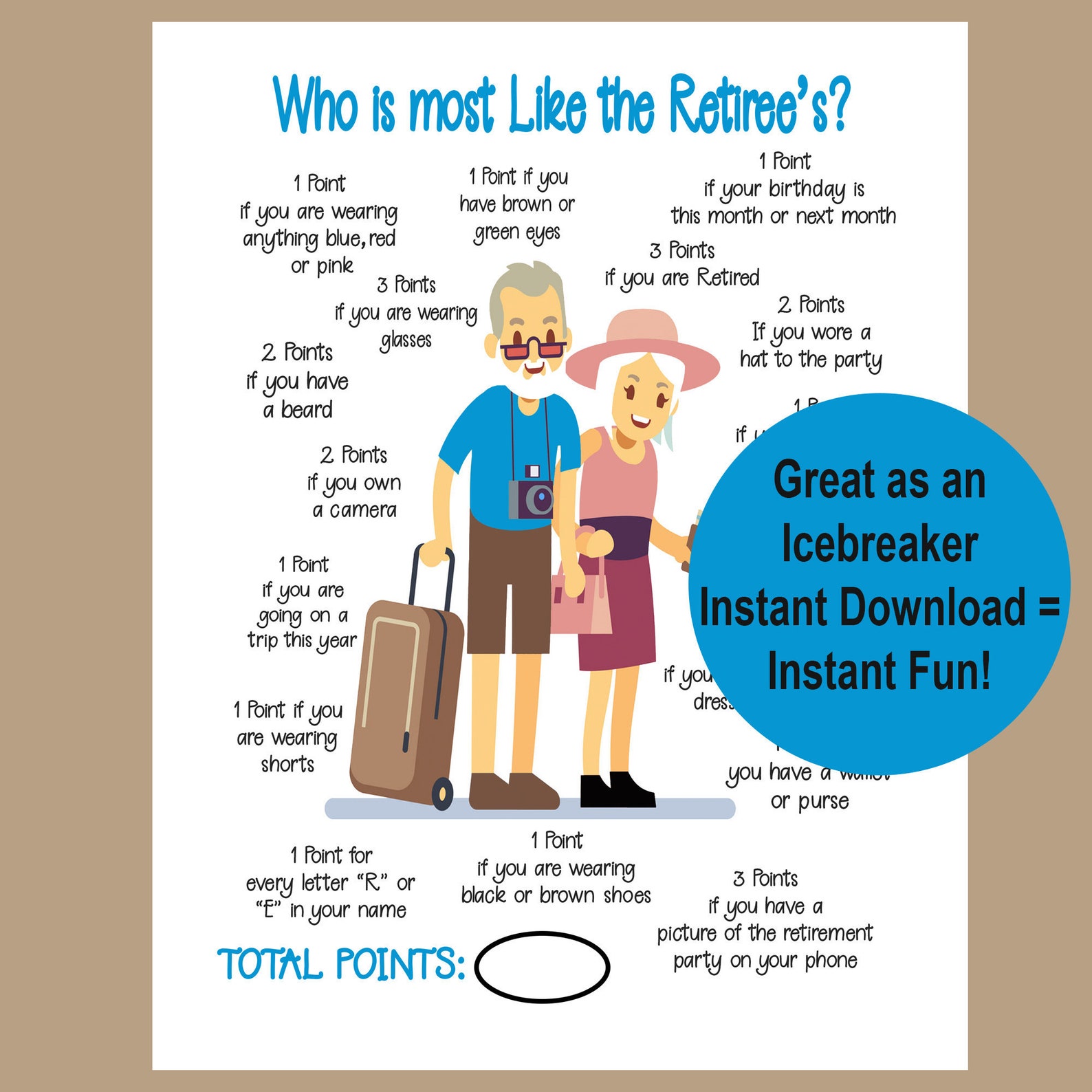 Retirement Party Game Printable 2020 Retirement Games Etsy