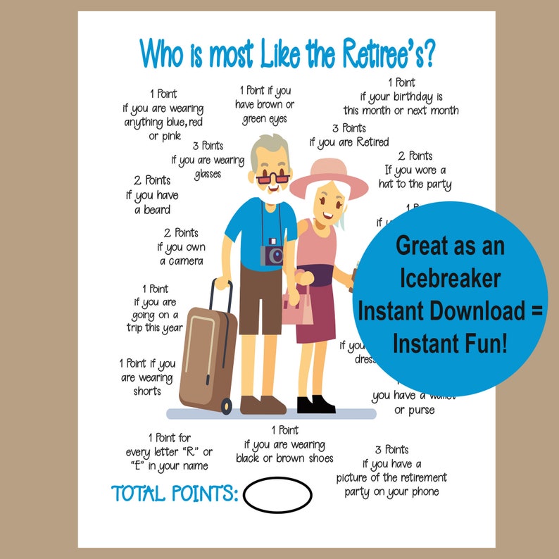 Free Printable Retirement Games Printable World Holiday