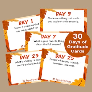 30 dagen dankbaarheid, dankbaarheidsuitdaging, vriendelijkheidskaarten voor Thanksgiving, dankbaarheidskaarten voor kinderen, Tweens, tieners, Thanksgiving printables