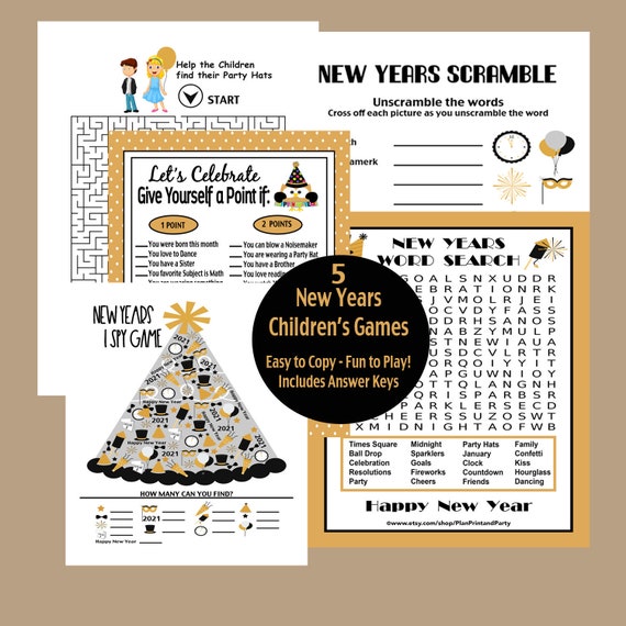 Fun and Easy New Year's Eve Party Games for Adults and Teens