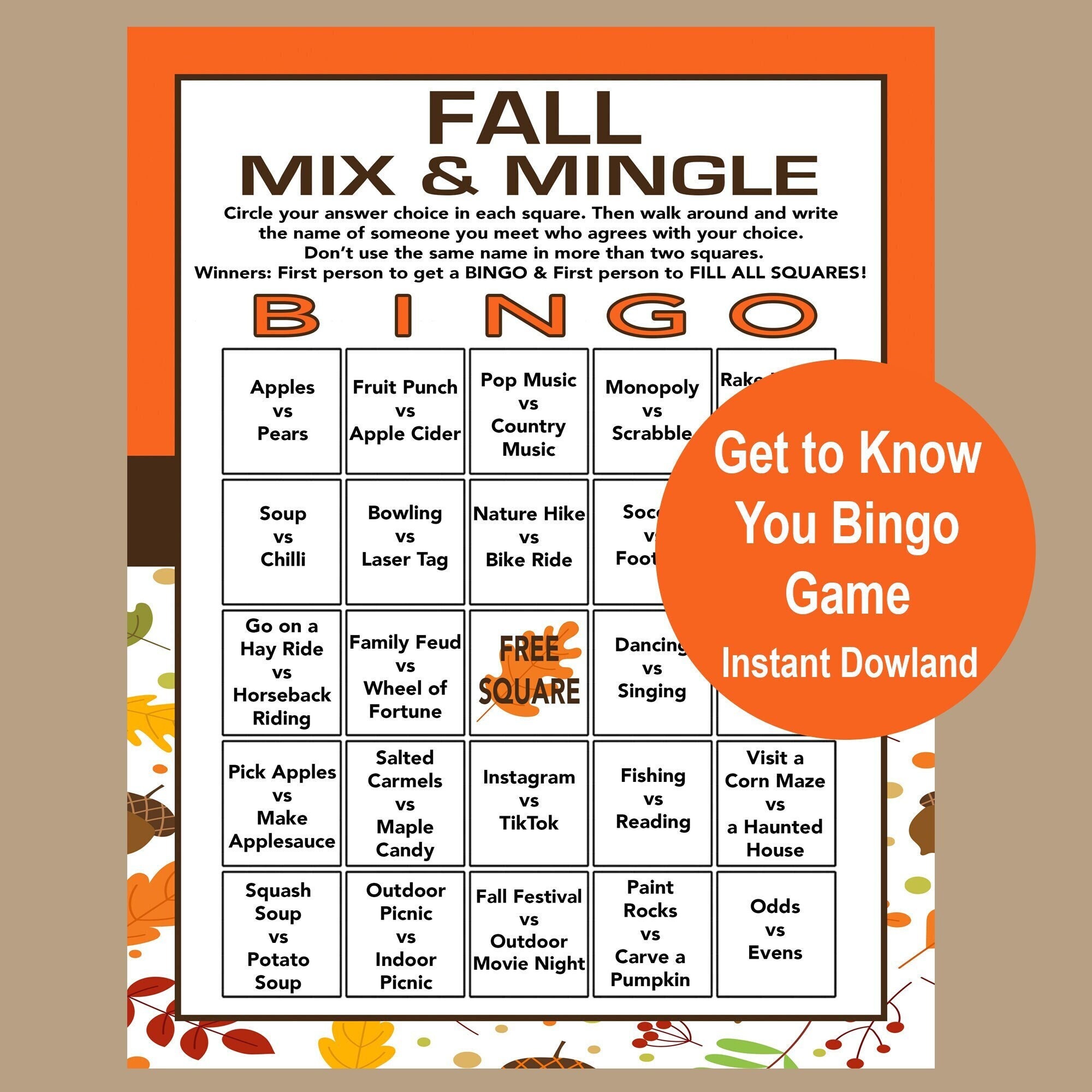 Icebreaker bingo deals
