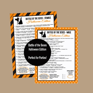 Christmas Battle Of The Sexes Trivia Game Christmas Trivia Etsy