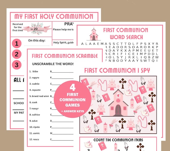 Sunday School For First Communion